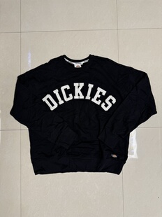 Dickies 字母贴布绣毛圈布圆领慵懒风卫衣 男女同款 DK012294