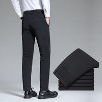 Spring/Summer 2026 new style pants: Men's casual pants, long pants, slim straight pants, men's dress pants, 9-inch pants, thin 9-inch thumbnail 5