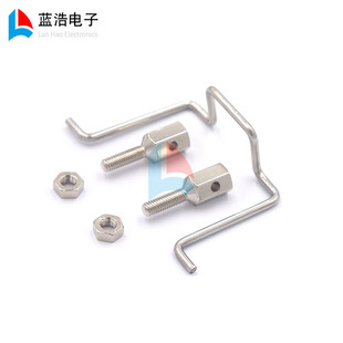 AC品字插座品字插头电源线防脱扣PDU插座防脱固定扣品字口插座扣