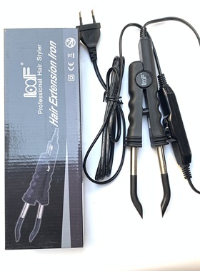 十字黑色假发接发器LOOF618调温指甲发束平头发纳米无痕接发机器