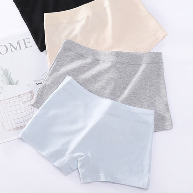 中腰防走光安全打底2025新款女士棉透气裆夏季薄款免穿内裤平角裤