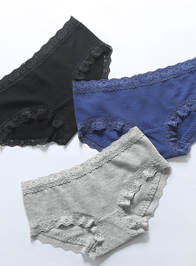 2025新款低腰内裤女士棉质简约无痕大码包臀夏季薄款三角裤