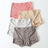 莫代尔内裤 女士收腹无痕大码 夏季 2025新款 薄款 防走光平角高腰包臀