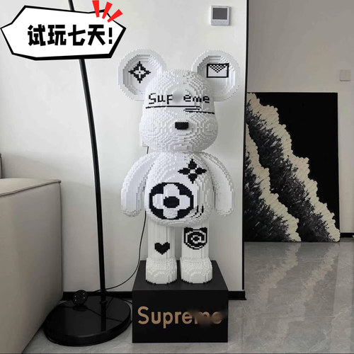 未缩水圆润巨大号暴力熊摆件玩具