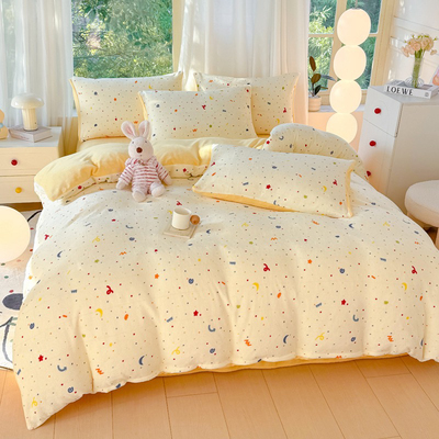 【限时放送暖冬福利！】A类双面加厚牛奶绒四件套防静电不掉毛