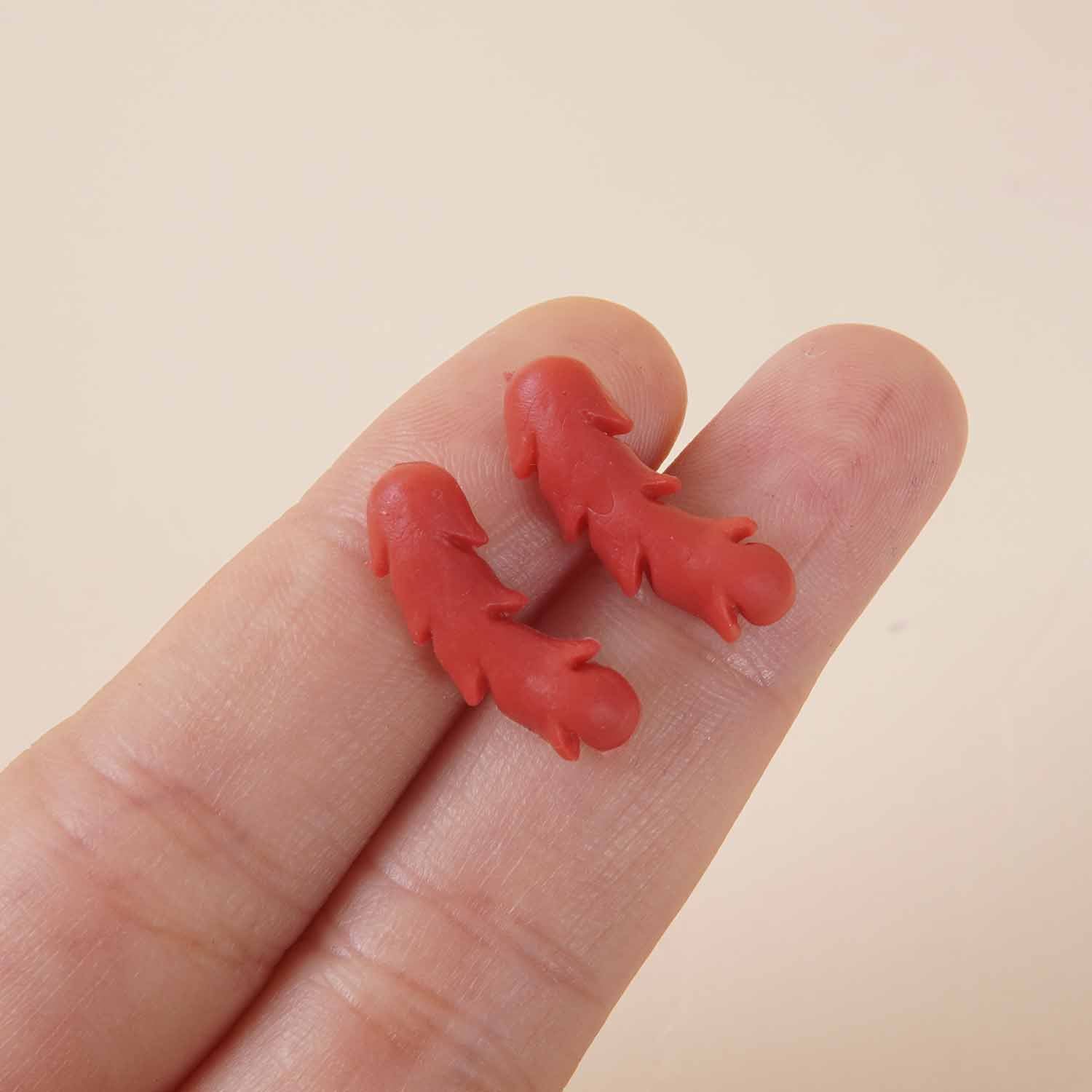 2cm迷你食玩仿真香肠热狗diy手工用仿真食物配件微缩食玩花刀香肠