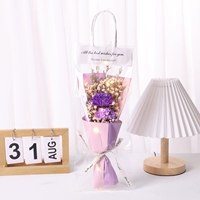 Новые 2 гвоздики [двойной фиолетовый] свет+сумка