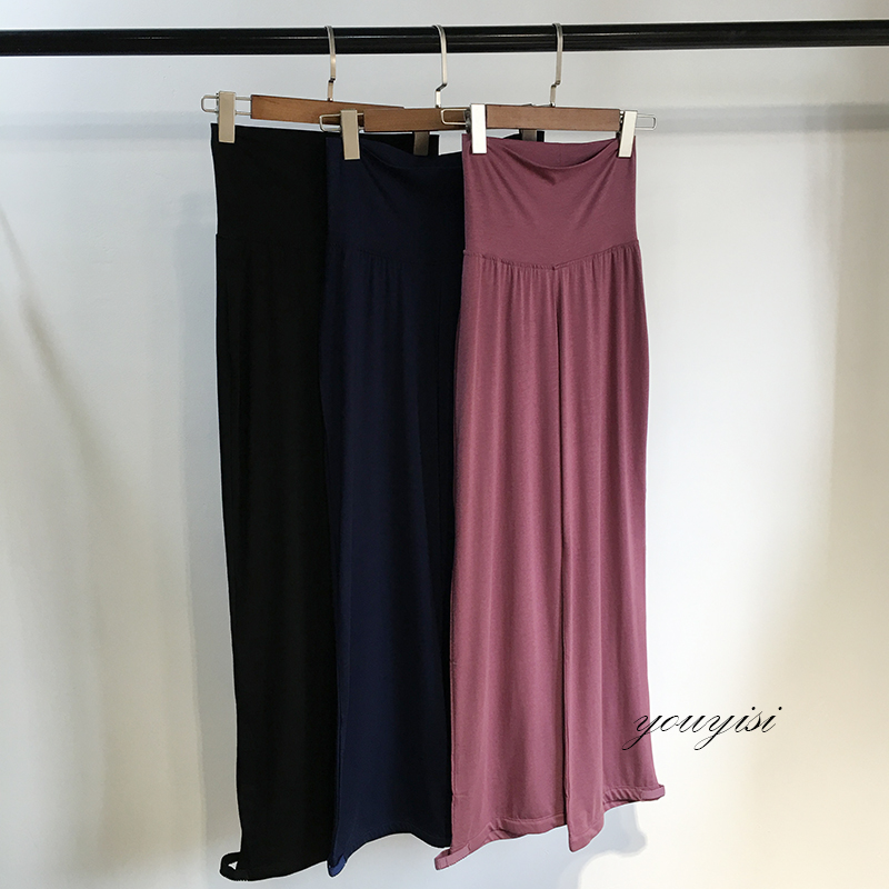 阔腿裤小八同学以下全是高腰