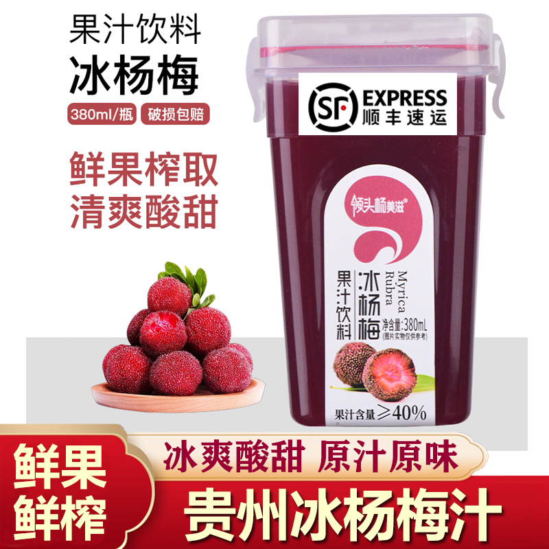 领头羊美滋杨梅汁饮料380ml/瓶