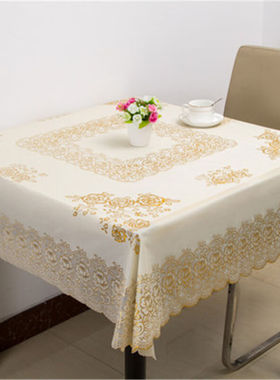 FGHGF正方形桌布八仙桌台布田园防水免洗防油餐桌布方桌麻将盖布1