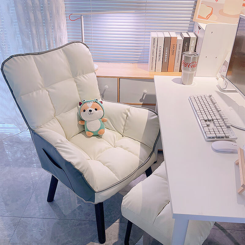 英斯迪尔（INSDEA）家用电脑沙发椅子宿舍电脑椅舒适久坐书桌座椅