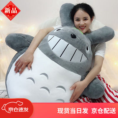 欧因可爱超大龙猫公仔玩偶毛绒玩具小龙猫布娃娃女孩女友生日七夕