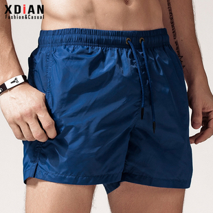 男薄款 夏季 速干跑步训练田径健身三分裤 沙滩裤 宽松休闲裤 运动短裤