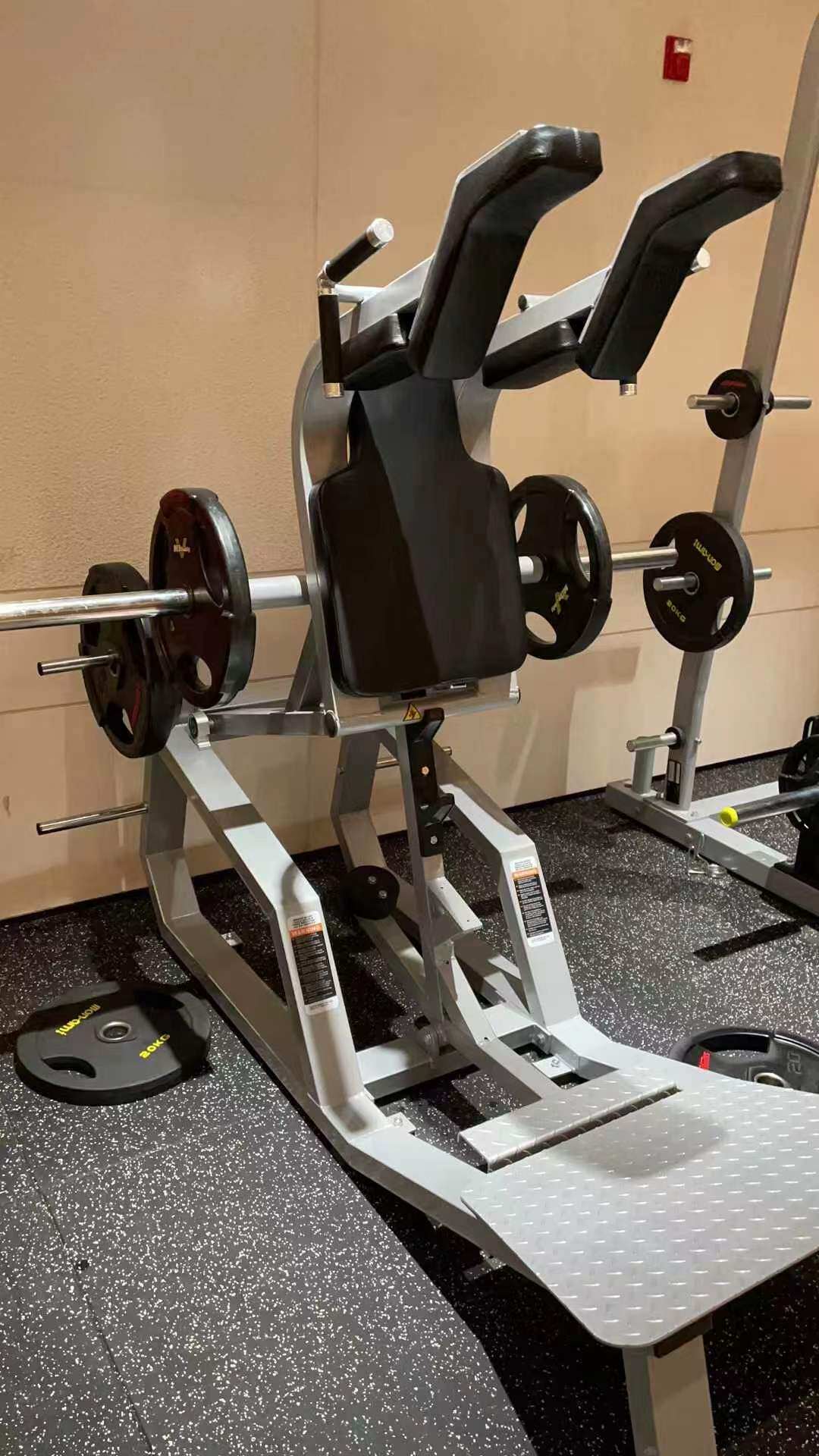 健身房商用器械哈克深蹲机蹬腿站蹲斜蹲翘臀腿部综合训练一体机