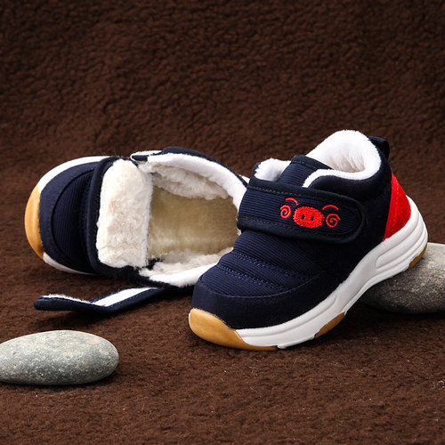 秋冬季学步鞋婴儿0加绒保暖男