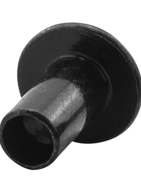 304黑色不锈钢扁圆头半空心铆钉黑锌半空心柳钉中空钉铆钉5MM/