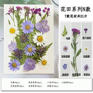 干花压花写真台灯书签滴胶手机壳手工diy材料包押花
