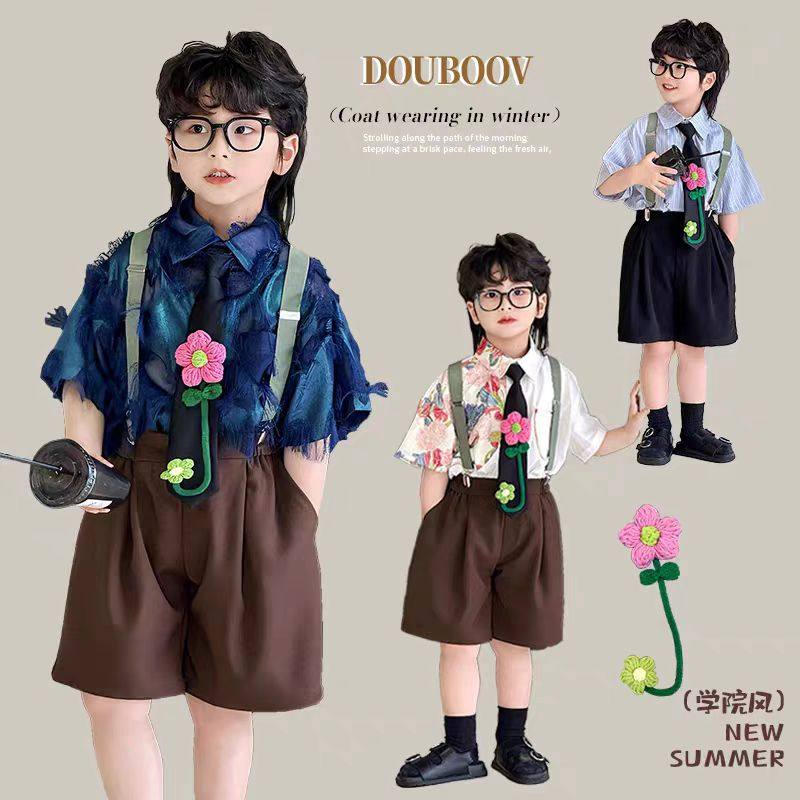 夏季新款小学生班服幼儿园礼服潮