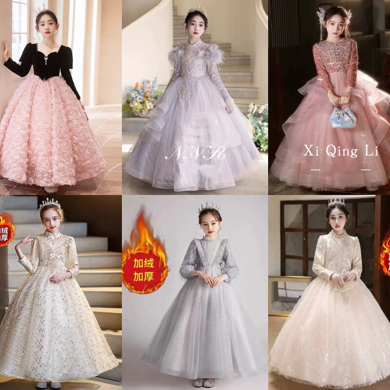 出租儿童礼服高端花童主持人走秀图片