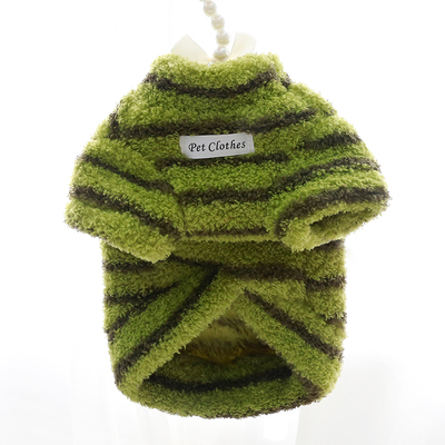 猫咪秋冬猫衣服加厚防掉毛宠物狗冬款四脚家居服可外出牵引保暖