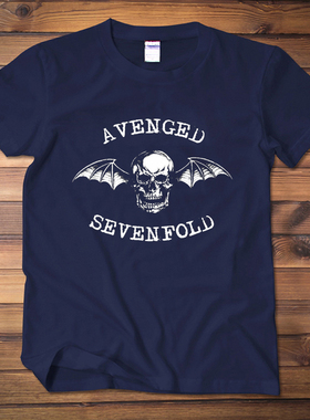 七级炼狱 Avenged Sevenfold 摇滚重金属乐队男女纯棉宽松衣服