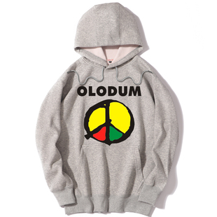 迈克尔杰克逊同款卫衣和平与爱反战 MichaelJackson 加绒连帽卫衣