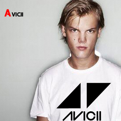 摇滚乐队DJ纯棉短袖T恤艾维奇Avicii男女圆领半袖情侣衣服休闲潮