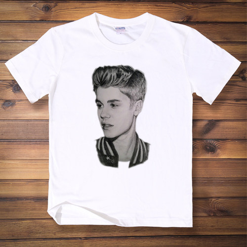 贾斯丁比伯同款纯棉短袖T恤JustinBieber演唱会周边男女半袖衣服