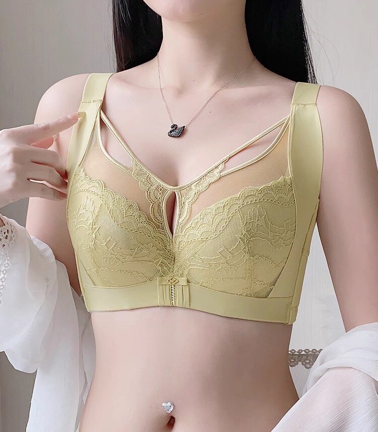 曼舒佳大胸显小胸内衣全罩杯薄款防下垂收副乳聚拢文胸胖mm胸罩