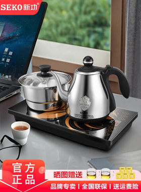 .震普 WJ- B390_1603050646新功W8底部上水电热水壶全自动不锈钢