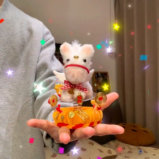 马上有钱小马挂件花环小马摇摇乐摆件手工DIY新年礼物送闺蜜女友