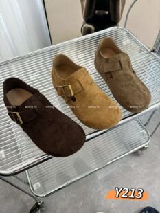 5cm厚底内增高全包勃肯鞋女2025秋季新款一脚蹬博肯懒人鞋豆豆鞋