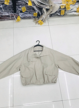 83081收口风衣外套女秋季新款洋气宽松休闲夹克上衣