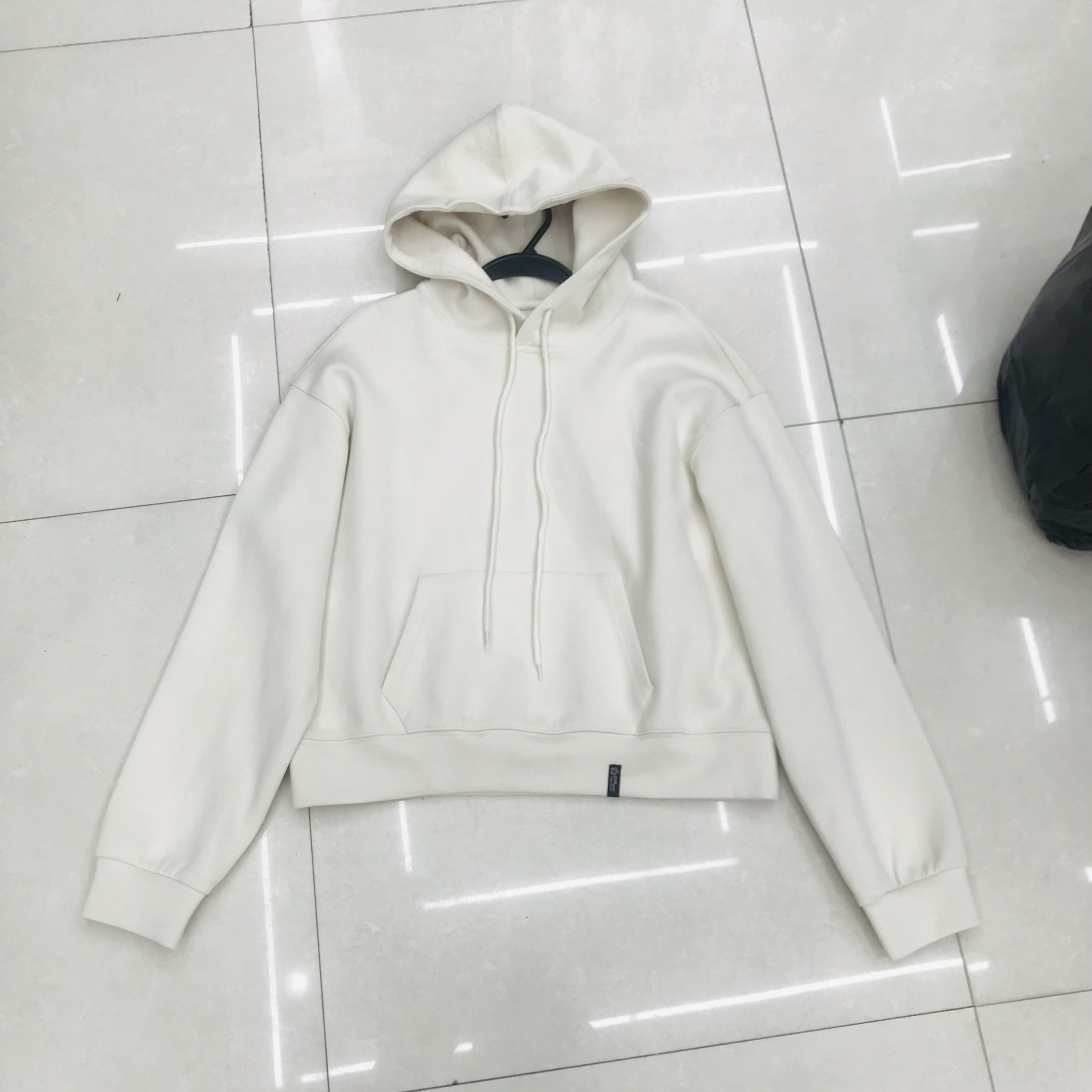 94精棉6氨纶连帽套头卫衣女春秋季时髦减龄舒适百搭长袖外套1728