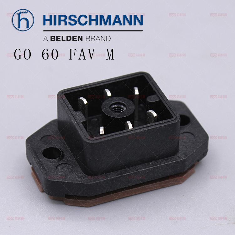 赫斯曼插头Hirschmann矩形连接器GO 60 FAV M电液控制电磁阀插座 电子元器件市场 连接器 原图主图