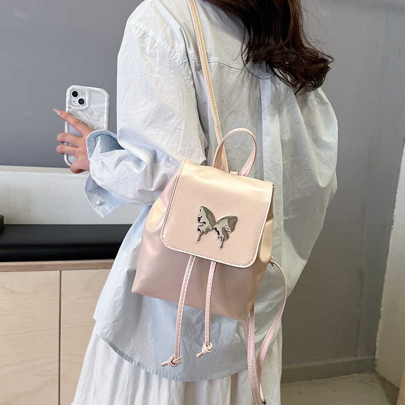 蝴蝶结外出旅行书包2024新款通用