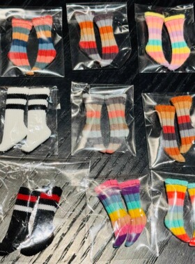 labubu blythe小布娃娃兵人六分娃娃molly关节 azone 袜子 大牌鞋