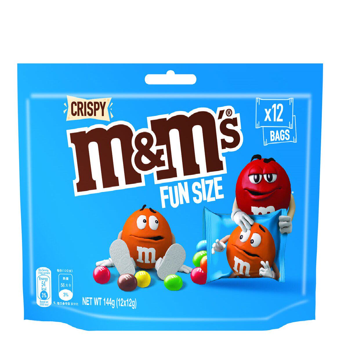 M&M's脆脆心朱古力144克儿童零食