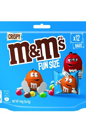M&M's脆脆心朱古力144克儿童零食