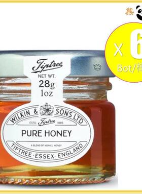 Tiptree - 英国 Tiptree 纯蜂蜜 x 6瓶【28g 1瓶】