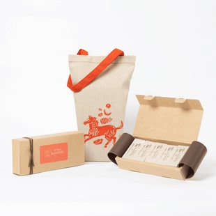 微热山丘  贺年食品5件装凤梨酥含新春马布袋250克年货新中式糕点