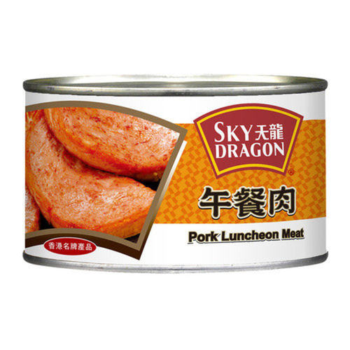天龙SKY DRAGON午餐肉397g肉质弹牙口感丰富色泽红润传统秘方制作