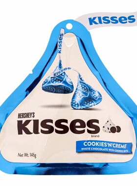马来西亚好时HERSHEY曲奇白朱古力袋装146G 零食休闲小吃送礼佳品