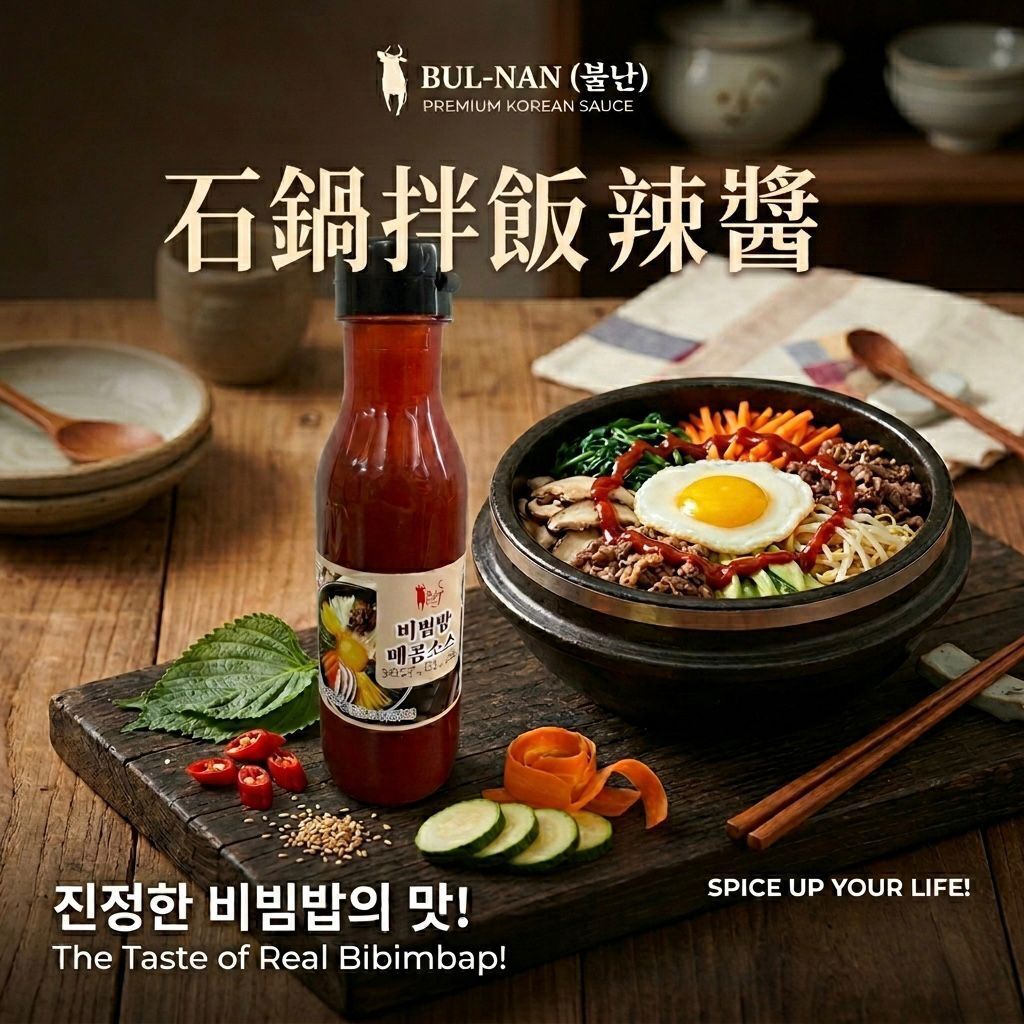 BUL-NAN正宗韩式拌饭辣酱石锅拌饭甜辣惹味拌饭拌面辣椒酱260克装