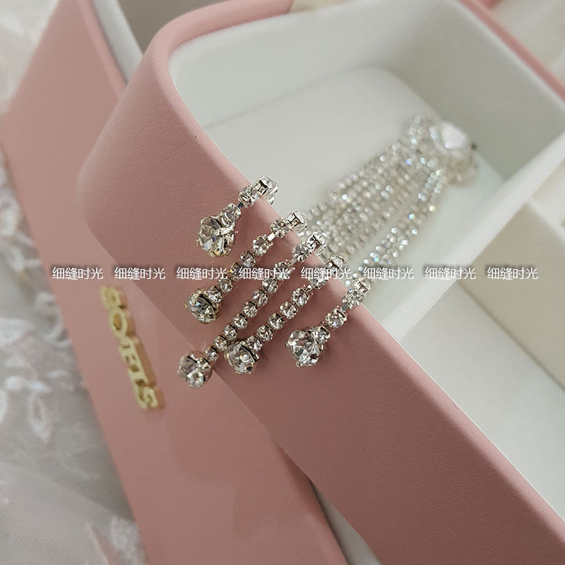 亮钻流苏装饰品 手缝水钻饰品衣服针织衫外套DIY装饰材料服装辅料