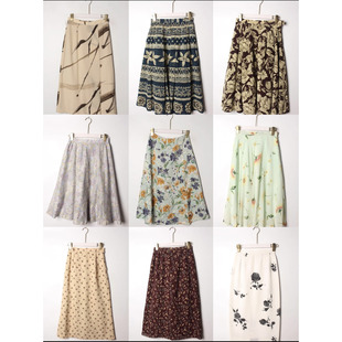 复古半身裙扣号直播间链接 涵涵vintage