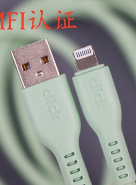 苹果MFI认证C189硅胶数据线