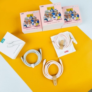 1.8米长 液态硅胶材质UIBI柚比苹果充电线14iphone11x12pro13max苹果手机快充充电线 官方MFI认证C94芯片