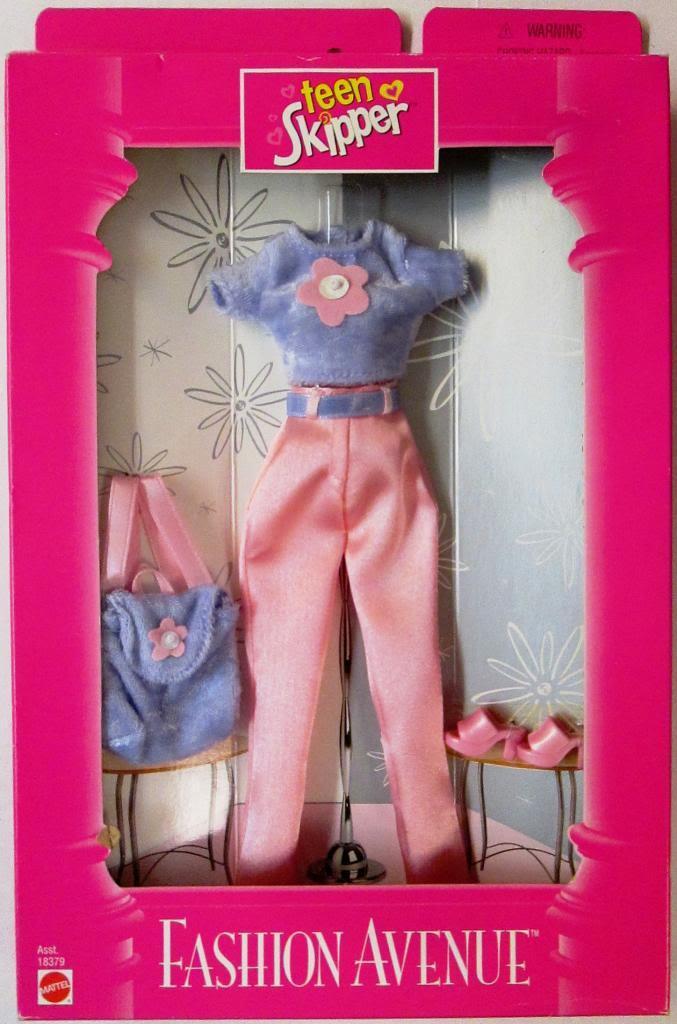 barbie fashion avenue teen skipper 巧比娃衣 芭比娃娃短袖t恤