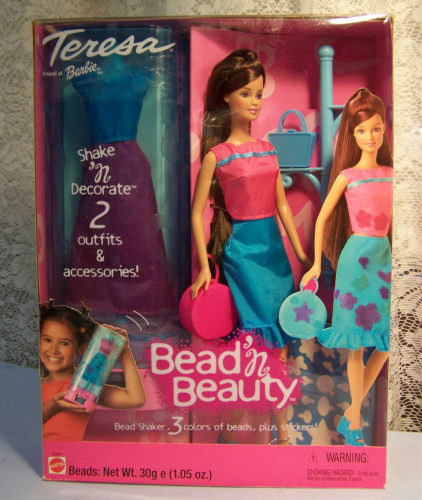 Bead n Beauty Barbie Teresa 2001特丽莎 芭比娃娃朋友 时尚衣橱
